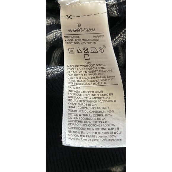 Banana Republic Pullover Hoodie Striped Sweatshirt Pullover - Picture 6 of 6